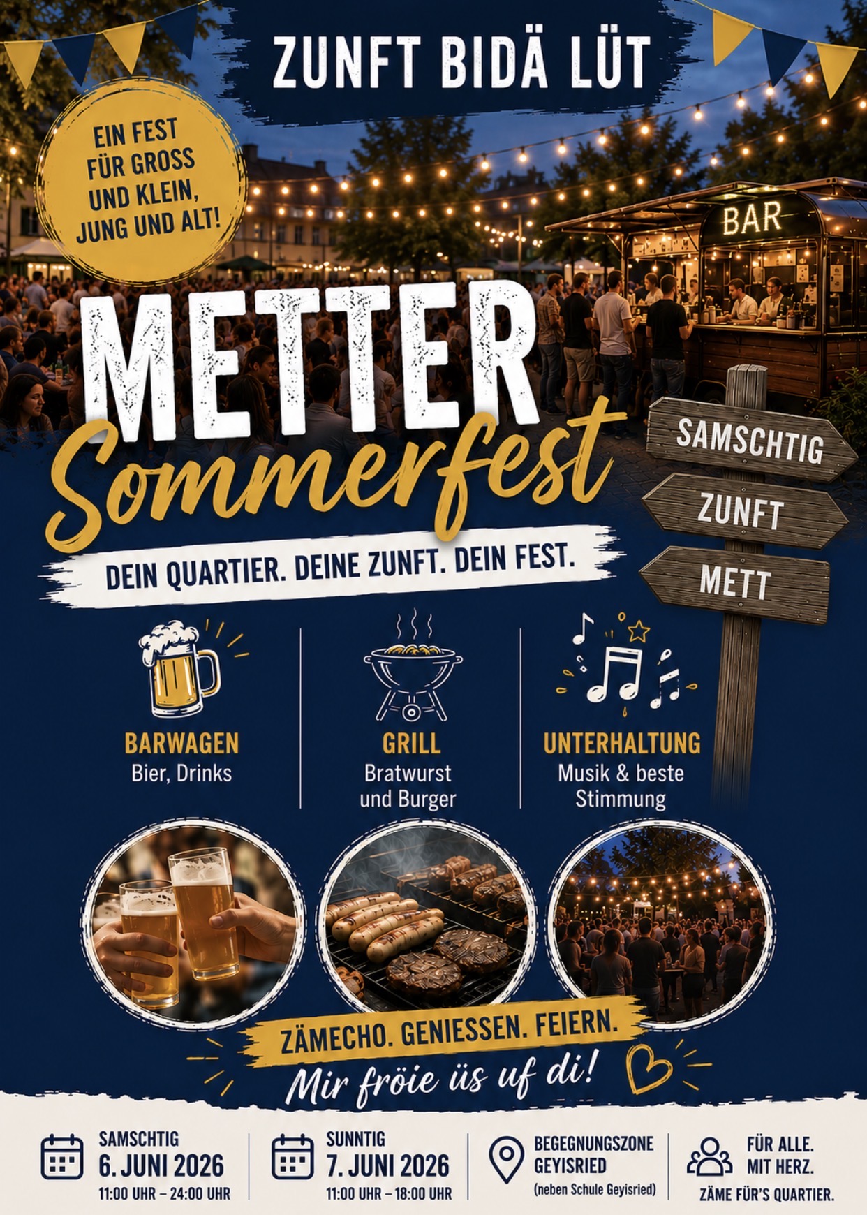 Metter Sommerfest - Zunft bidä Lüt