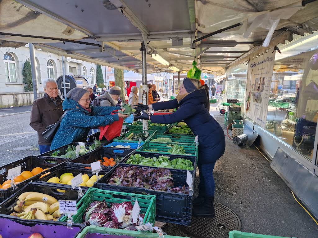 Wochenmarkt Bahnhofstrasse Burgdorf