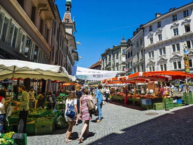 Zentralmarkt Lausanne
