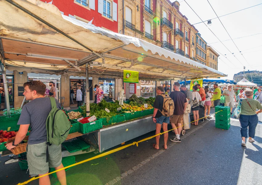 Wochenmarkt Neuchâtel