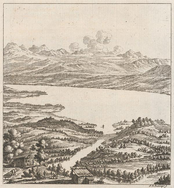 Zürich zur Zeit der römischen Besiedlung von Johann Balthasar Bullinger, 1773