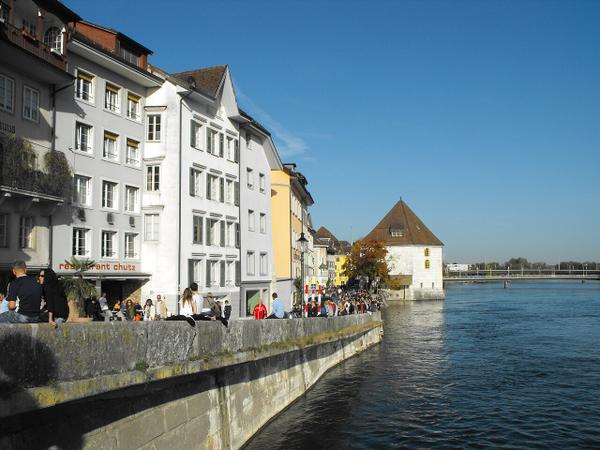 Aare-Uferpromenade in Solothurn