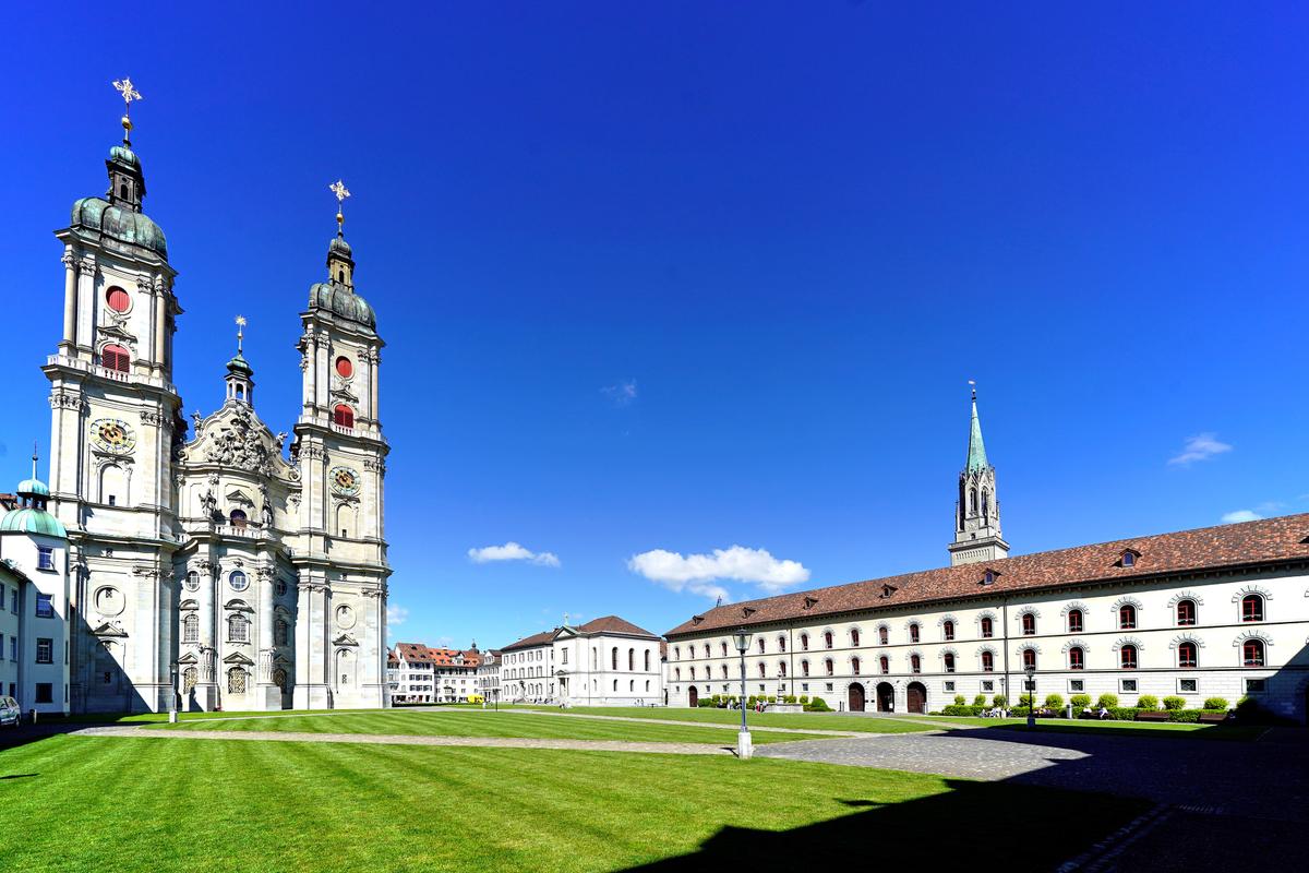 Stiftsbezirk St. Gallen mit Kathedrale und Klosteranlage