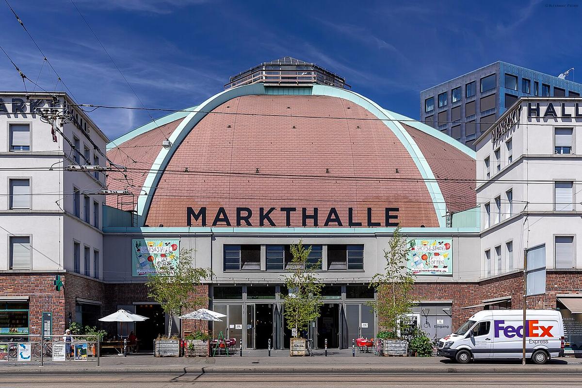 Aussenansicht Markthalle Basel