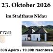 Whiskydinner Arran 23. Oktober 2026