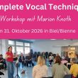 Complete Vocal Technique (CVT) – Workshop mit Marion Knoth
